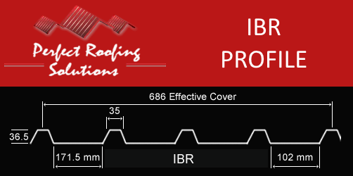 IBR Steel Roofing Profile Measurements Sizes Harare Zimbabwe